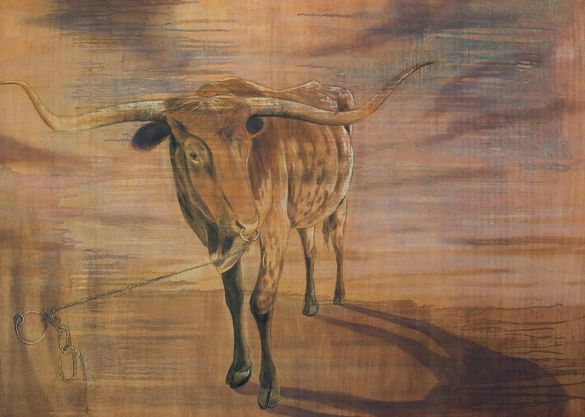 The Ring - Canadian Original Artwork For Sale by Rosanna Marmont - Calgary, AB Local Artist - Animal Art - Oil on Wood Panel