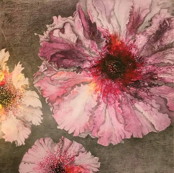Becoming - Canadian Original Artwork For Sale by Elena Myasnikova - Calgary, AB Local Artist - Flowers