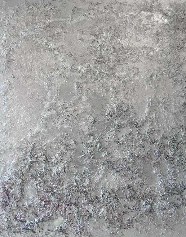 Silver Linings - Canadian Original Artwork For Sale by Chlan Grant - Calgary, AB Local Artist - Abstract Art - Mixed Media, Paper, Acrylic on Canvas