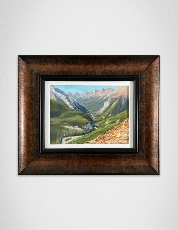 painting mockup Upon Nahahi ridge Framed Ray Swirsky ArtMatch