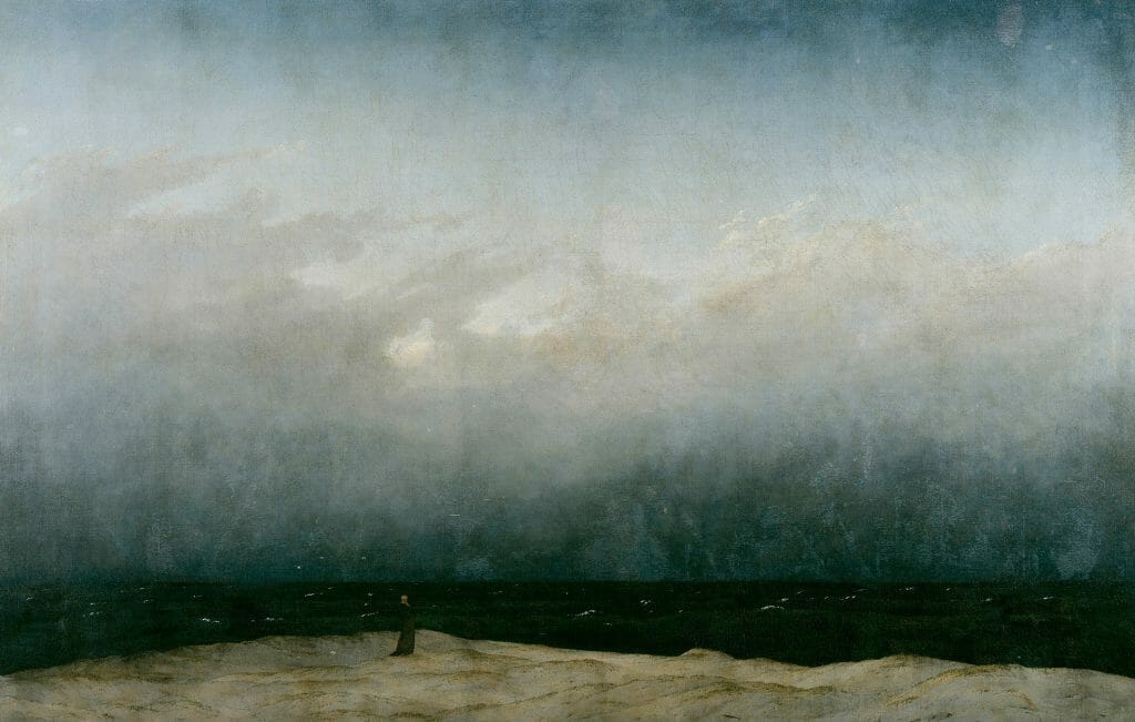 1920px-Caspar_David_Friedrich_-_Der_Mönch_am_Meer_-_Google_Art_Project landscape painting - the monk by the sea by Caspar David Friedrich