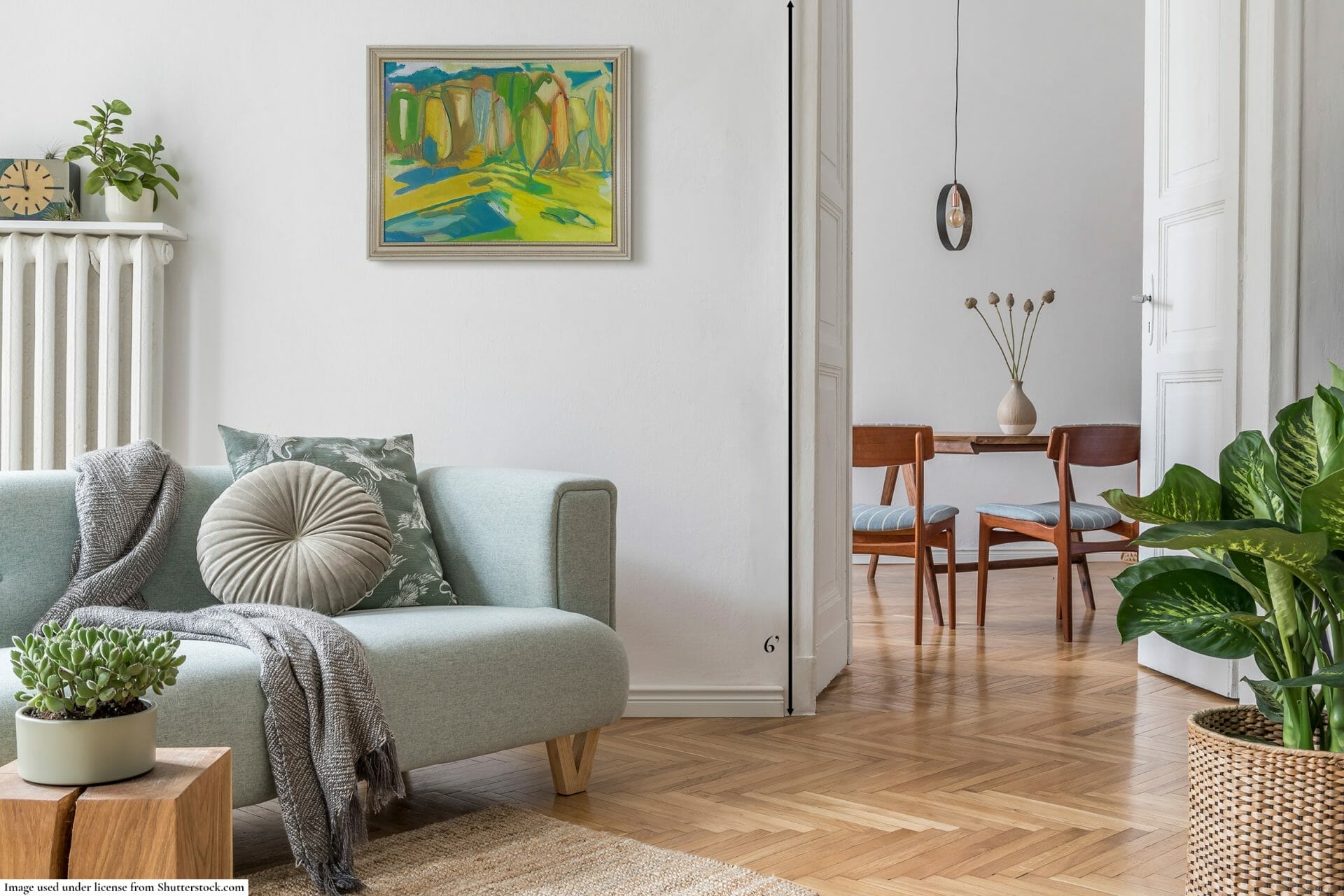 painting interior mockup