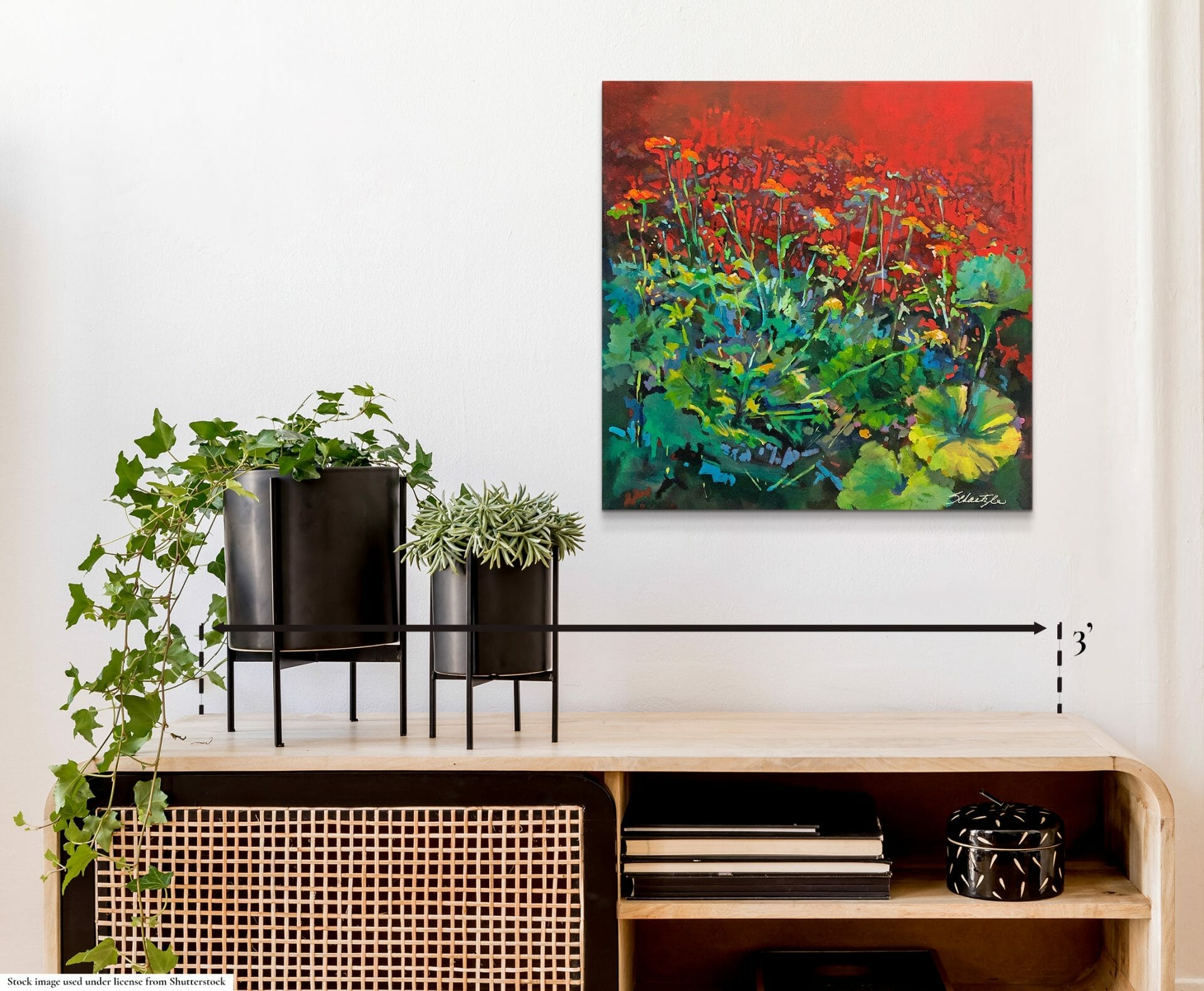 painting interior mockup