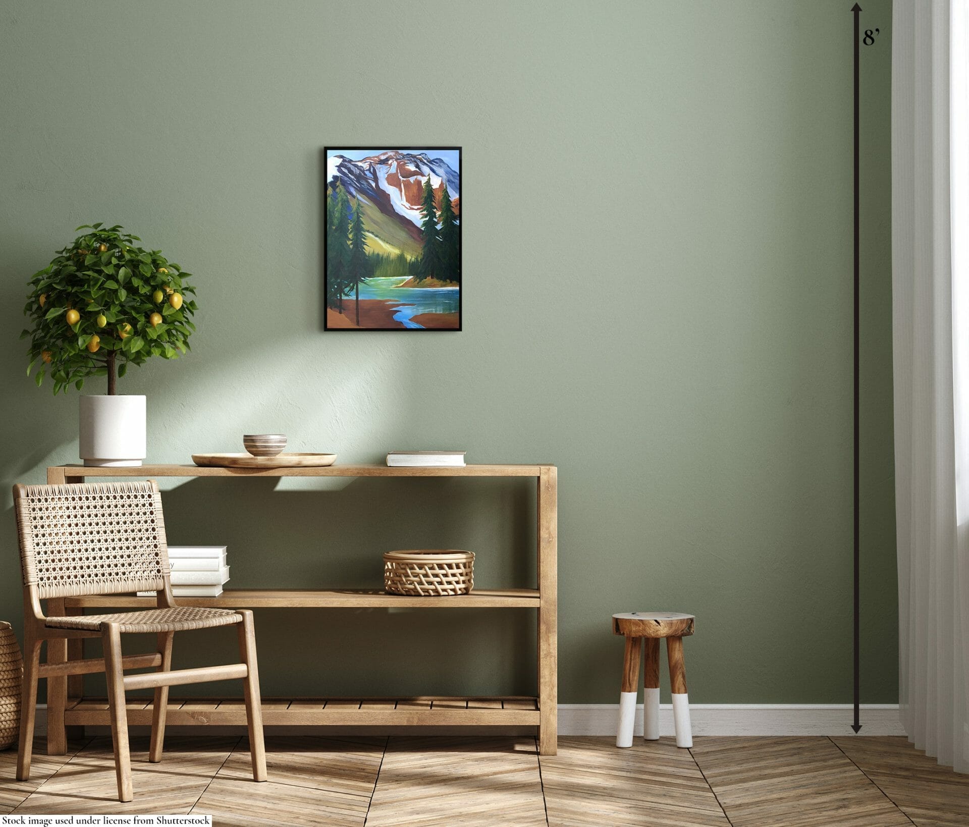 artwork interior mockup