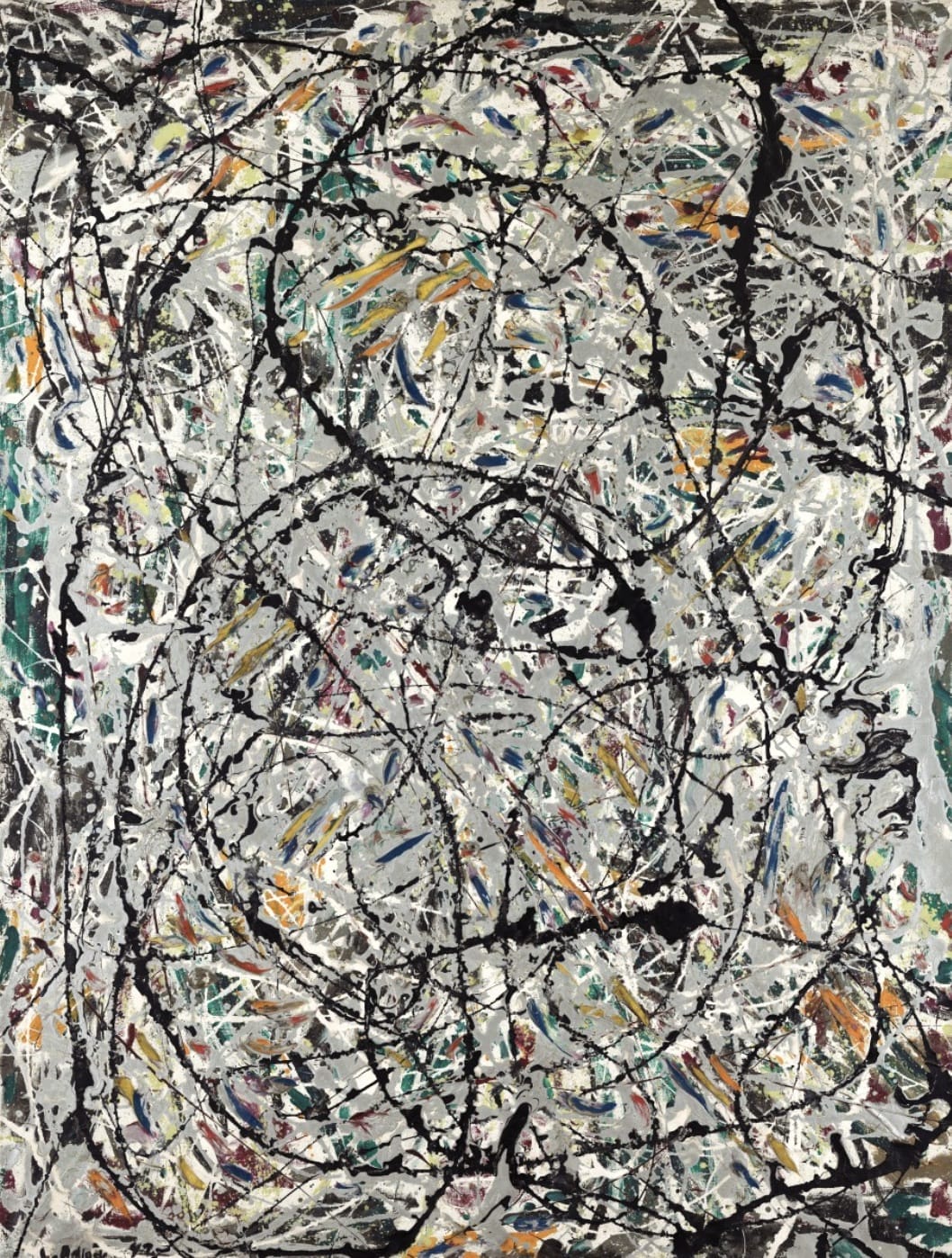 Watery Paths by Jackson Pollock, a painting from the abstract expressionism movement
